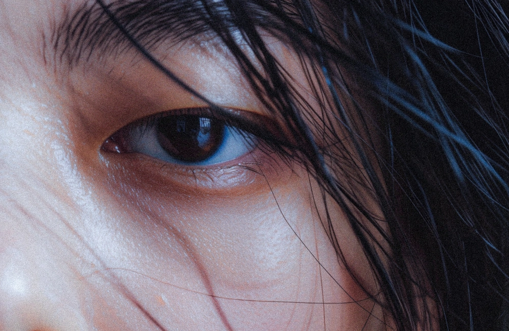 drooping eyelids